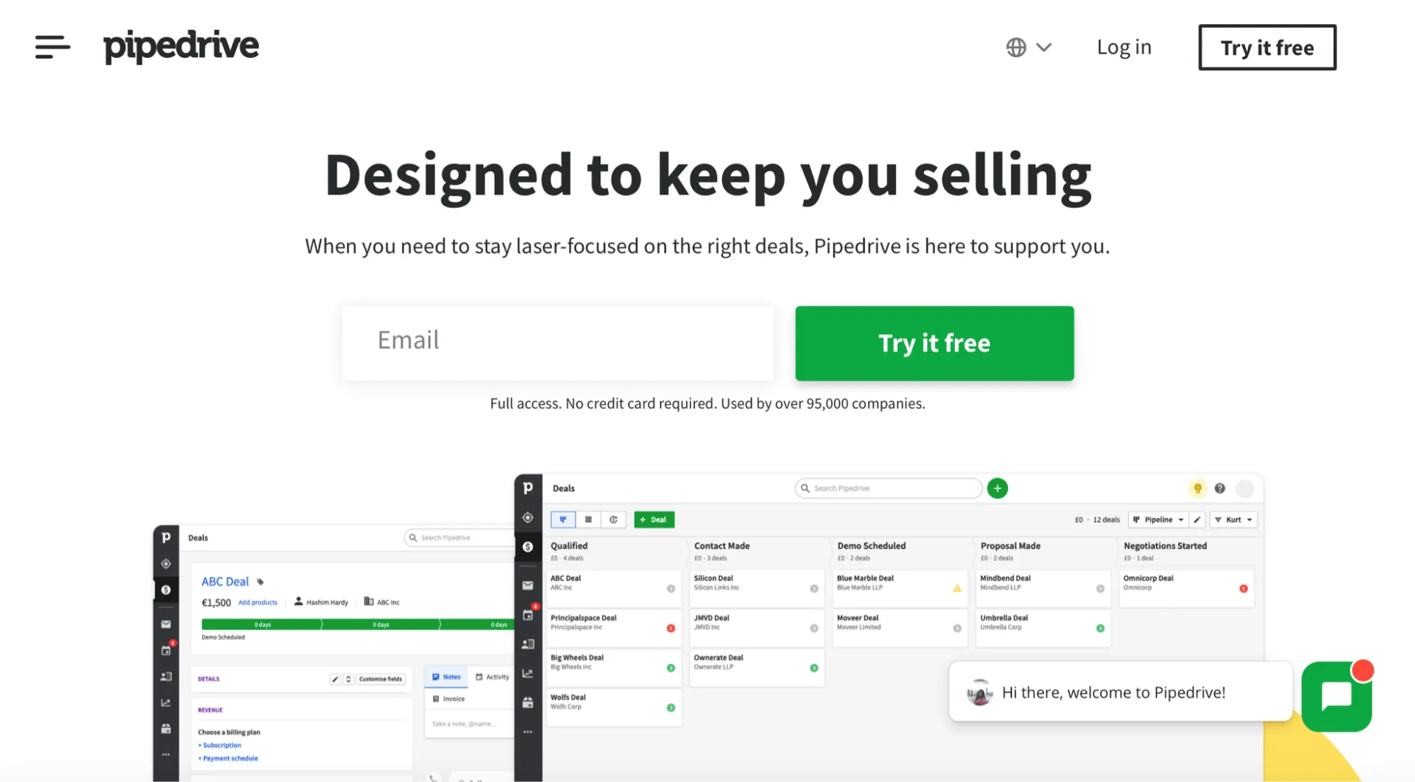Trang chủ Pipedrive