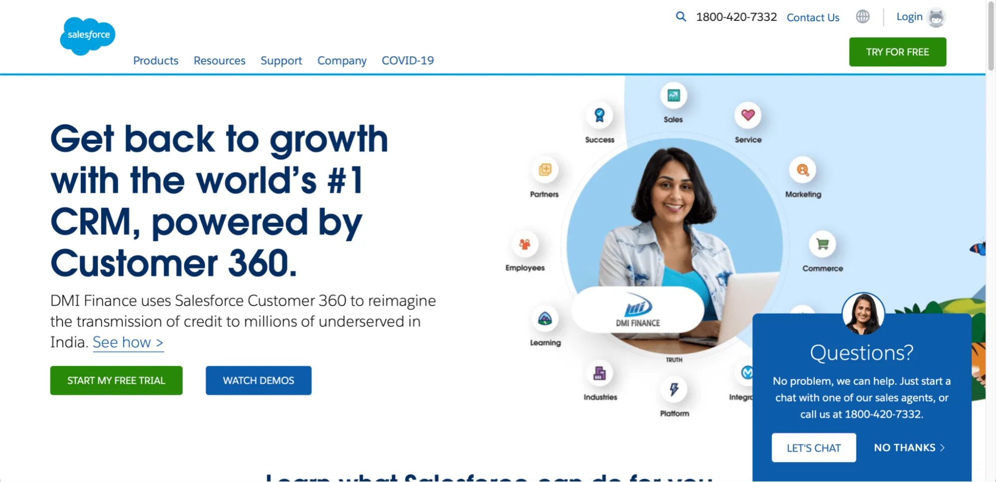 Salesforce-Homepage