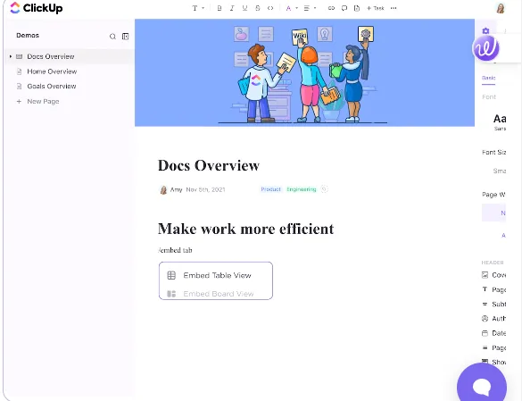ClickUp Docs