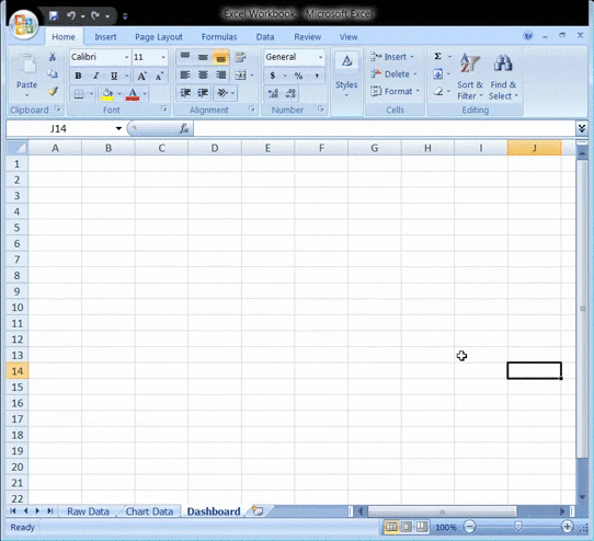 navegar por las hojas de Excel