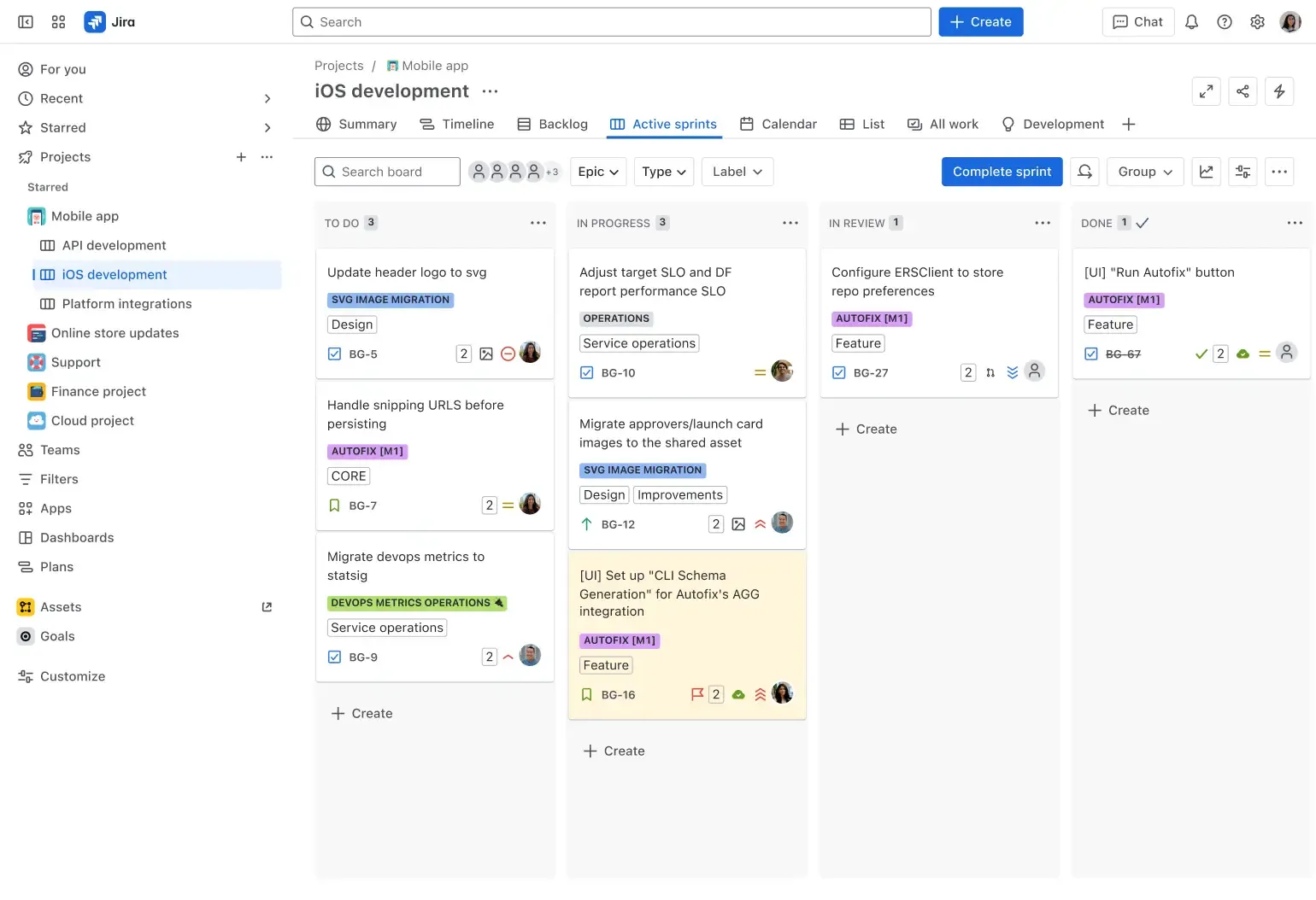 Tablero de Jira