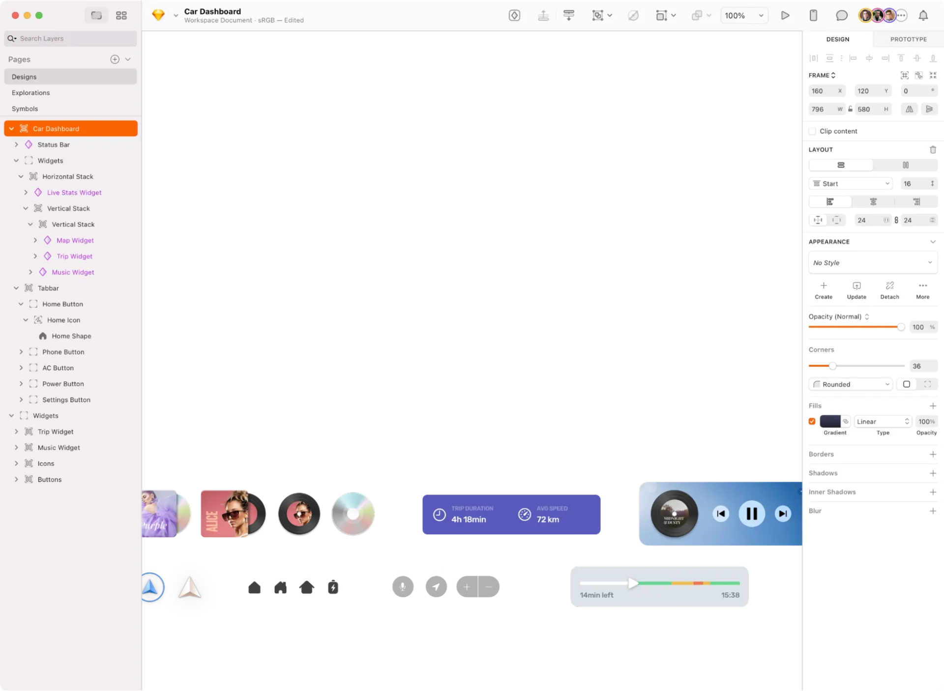 Sketch (най-доброто за UIUX дизайн в macOS-нативен работен процес)