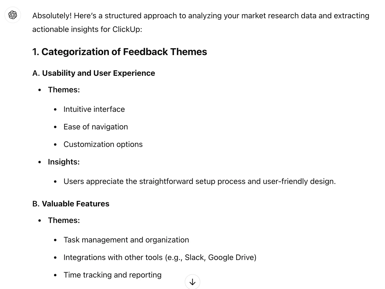 Informations issues d'études marketing Invite, instructions