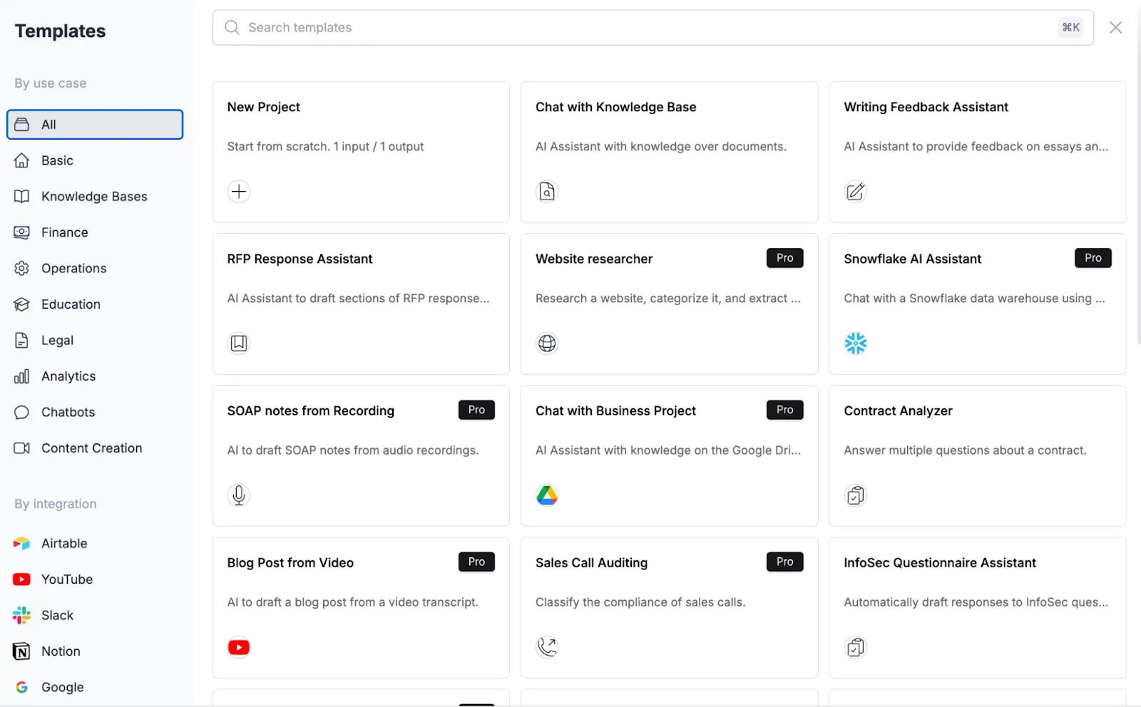 Stack AI dashboard: Platform manajemen agen AI