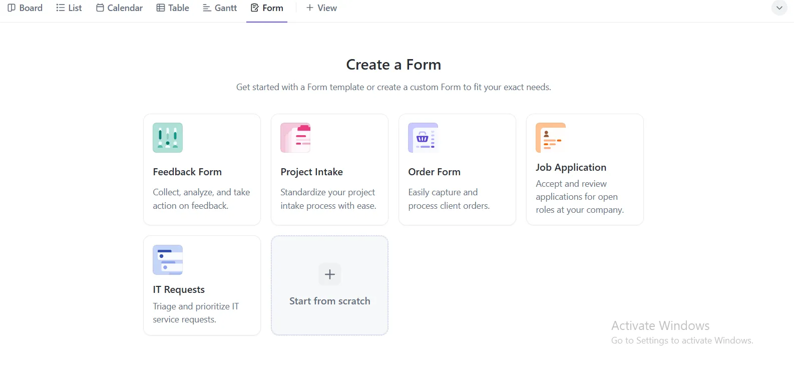 Formularios de ClickUp: cómo crear una encuesta en Microsoft Forms