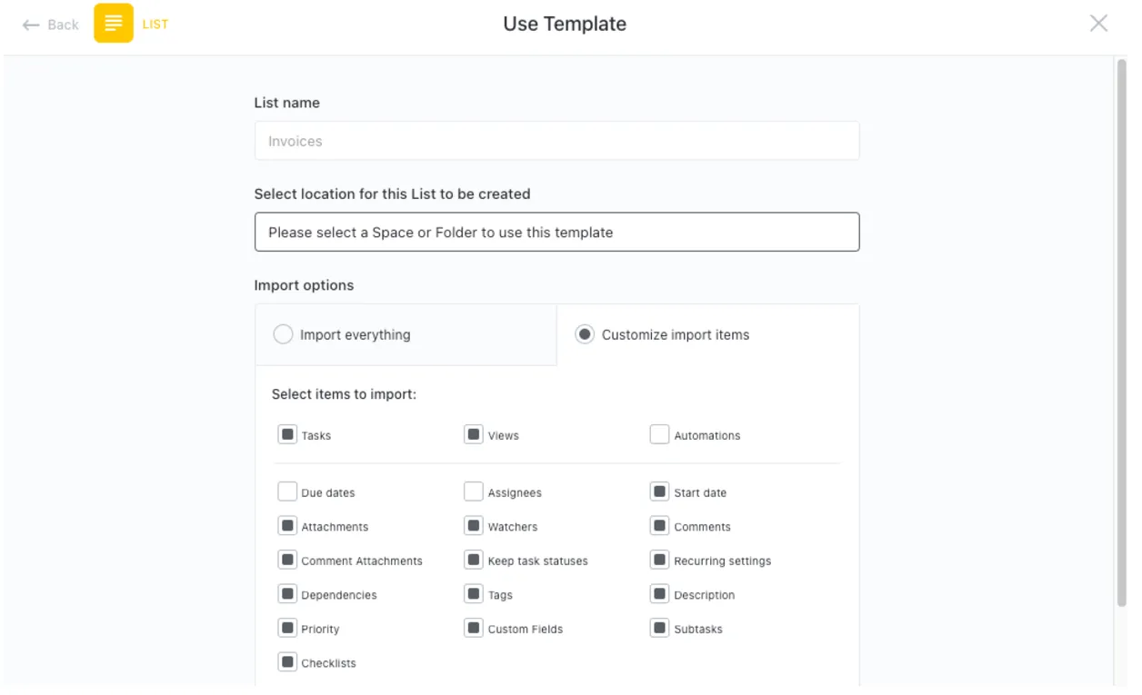 8. Modello di comunicazione per i dipendenti ClickUp