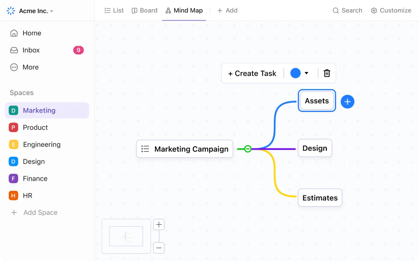 ClickUp cartes mentales : comment mettre en œuvre la gestion de projet visuelle