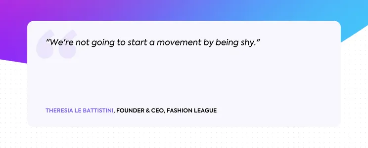 Fashion League Zitatblock