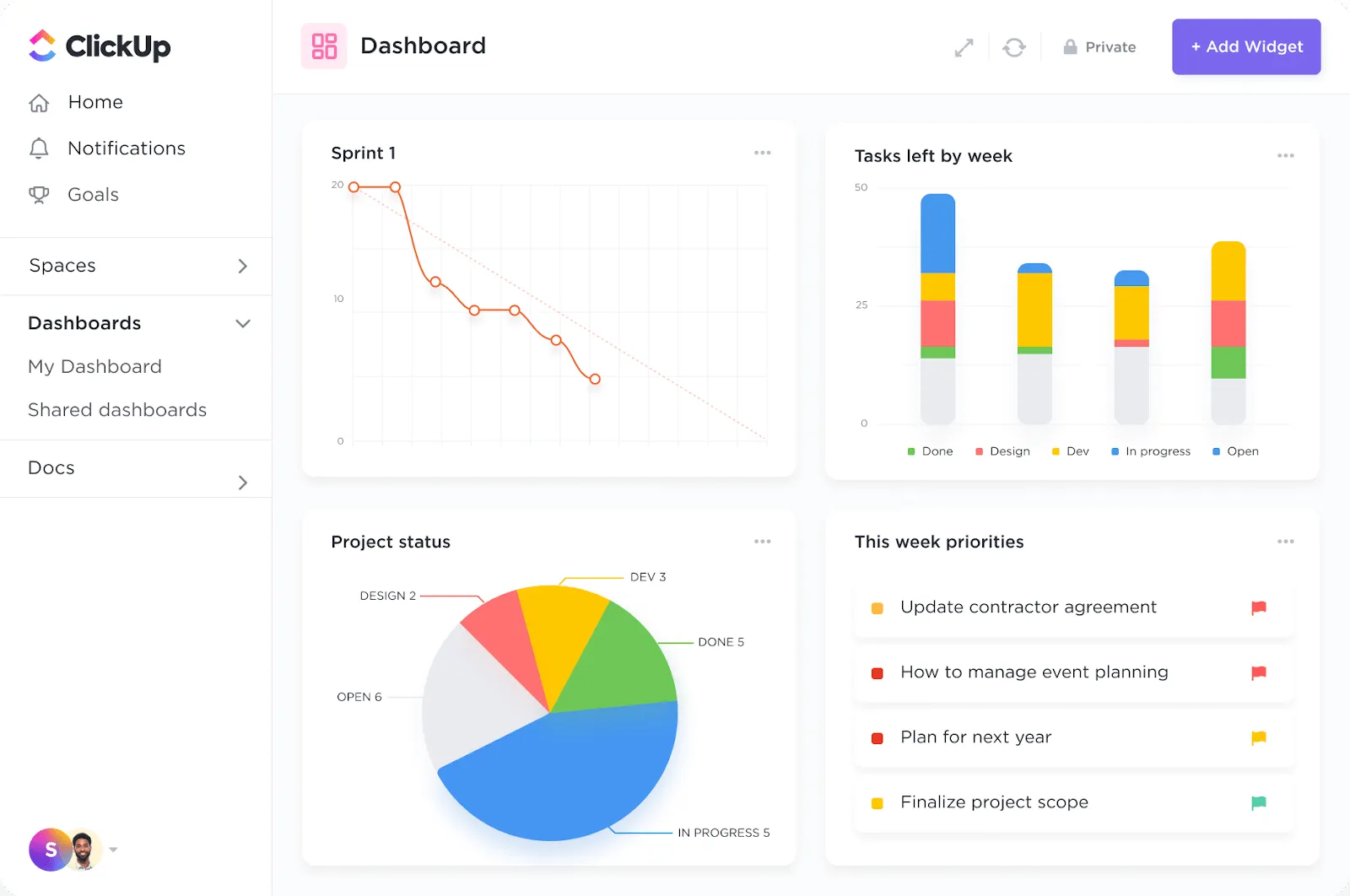Automatización de ClickUp