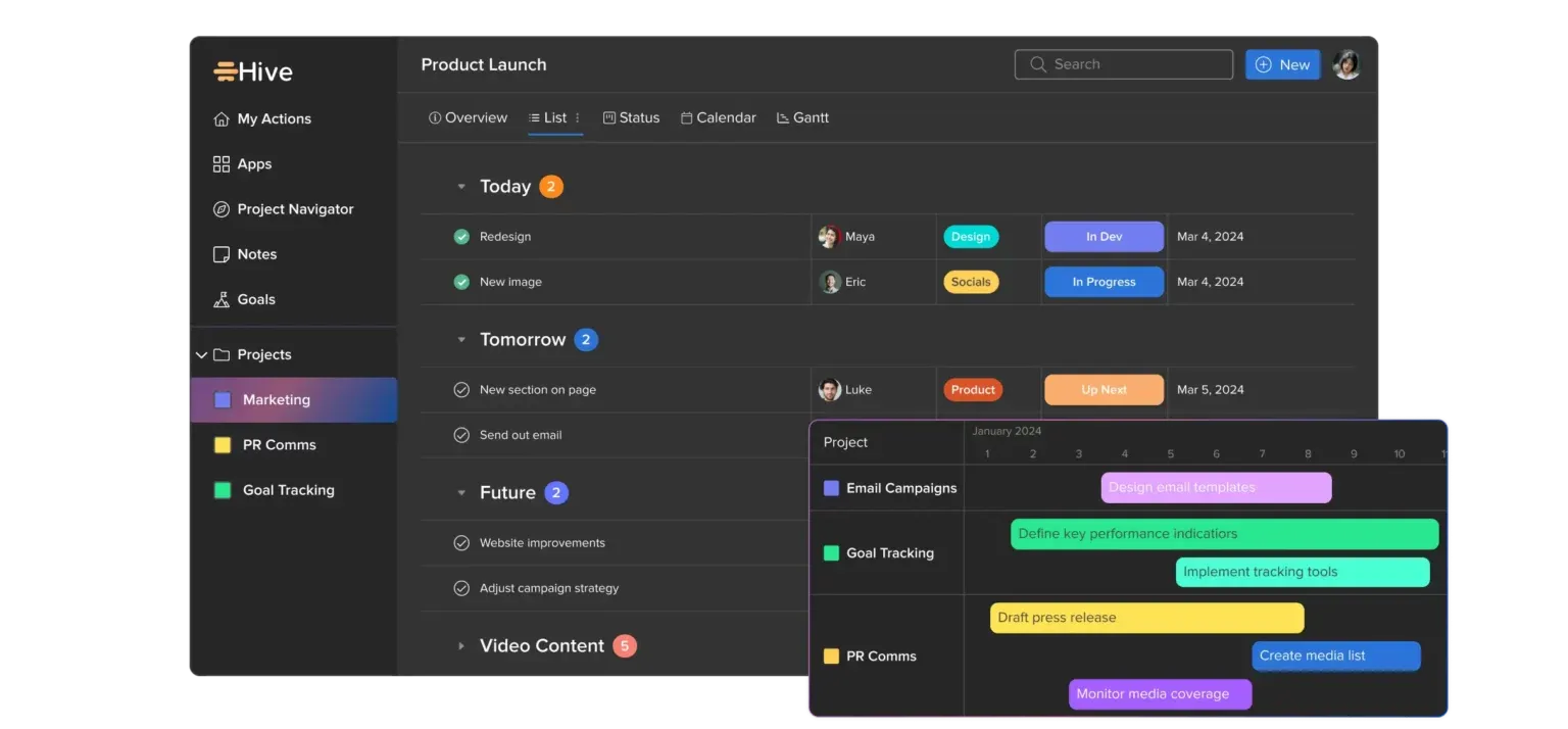 Hive : logiciel de gestion de bureau