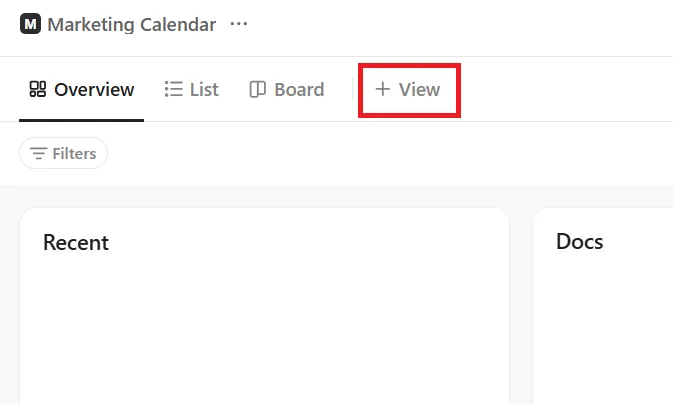 Aangepaste weergaven in ClickUp