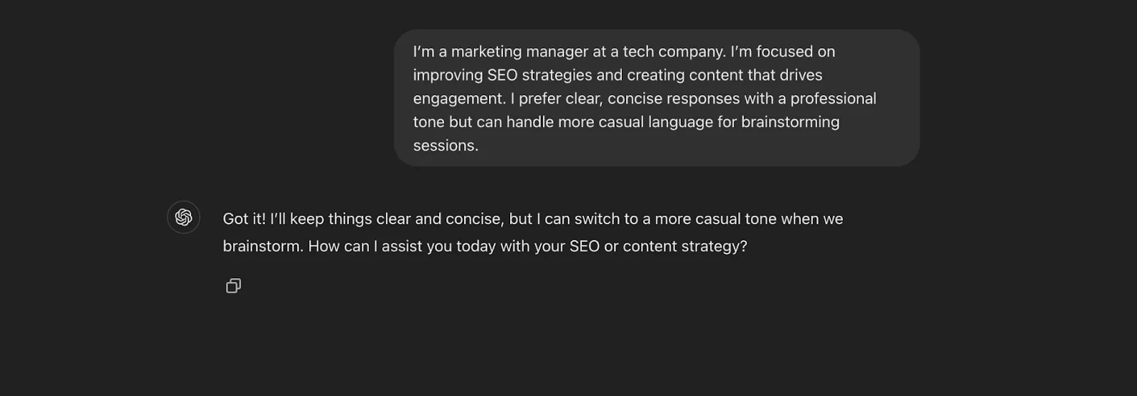 SEO Indicación