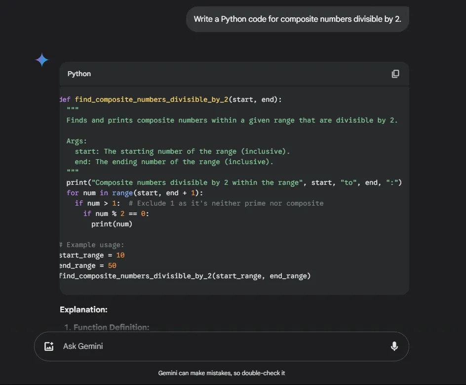 Code schreiben – Prompt