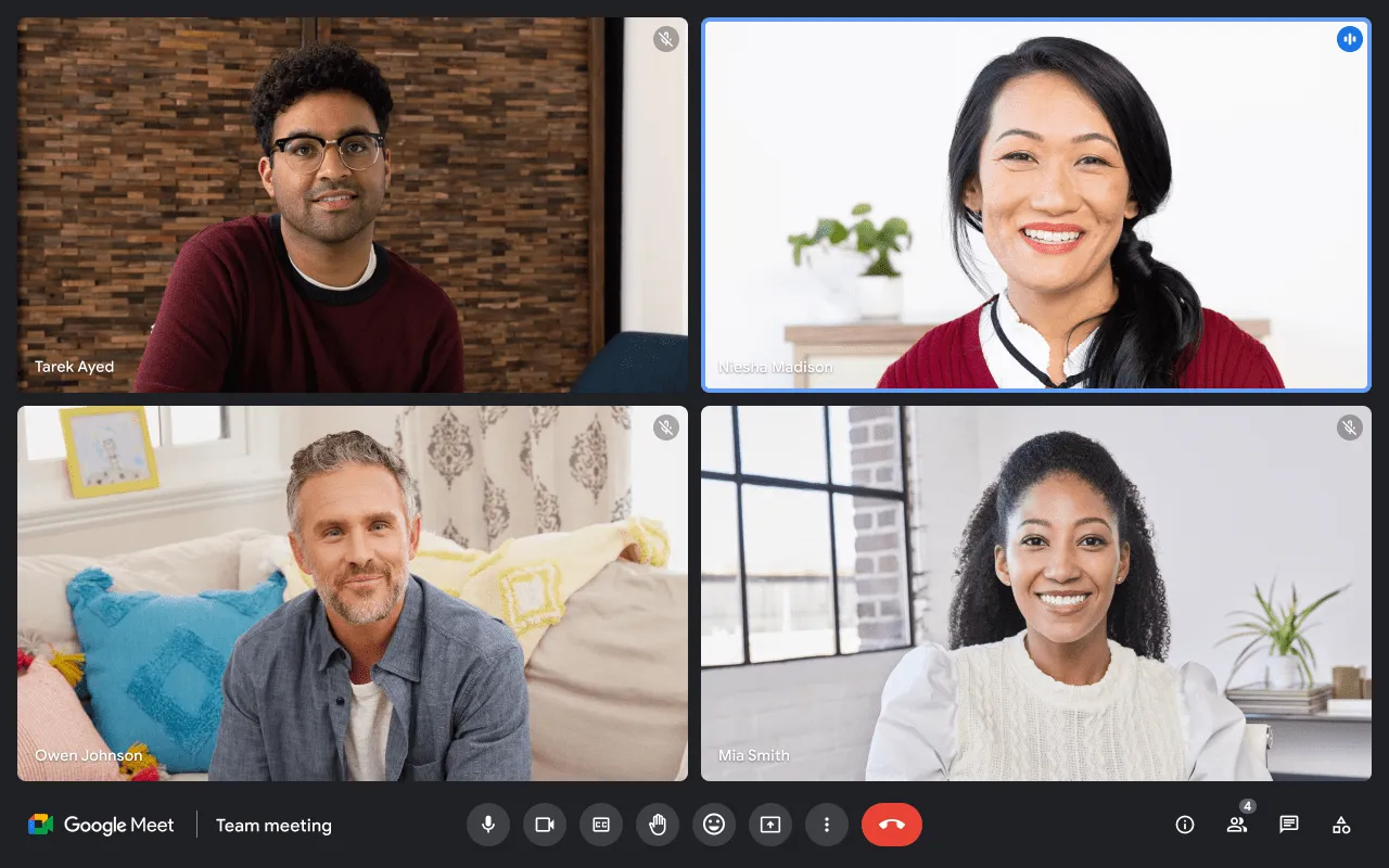 Software de comunicação em nuvem Google Workspace