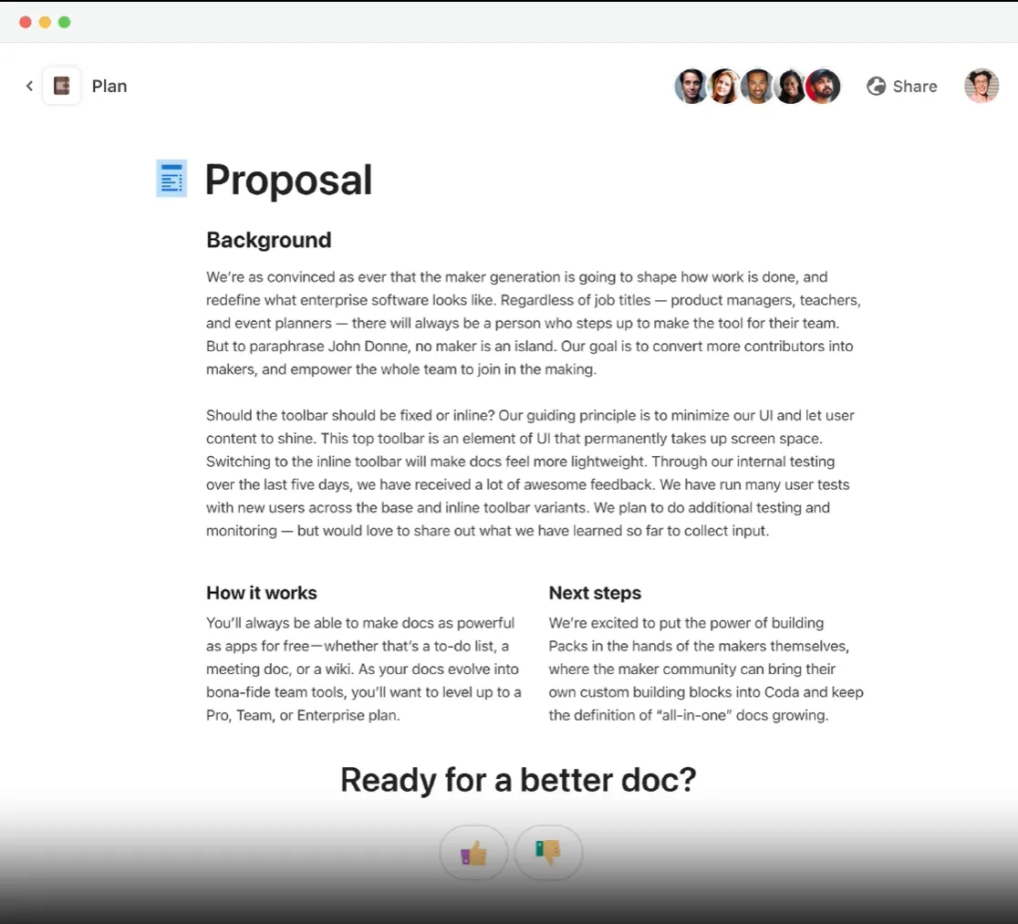 Alternativa ai Documenti Google: Coda
