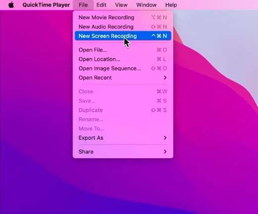 Neue Bildschirmaufnahme auswählen: So nehmen Sie Bildschirmaufnahmen auf dem Mac mit Audio auf