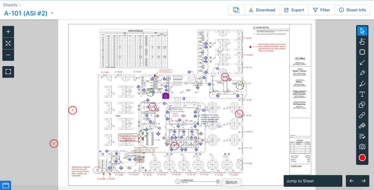 PlanGrid Build (เหมาะที่สุดสำหรับแบบก่อสร้างอาคาร)