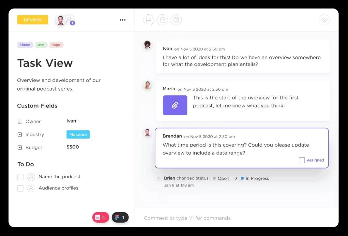 Otimize o gerenciamento de reuniões com o ClickUp Meetings