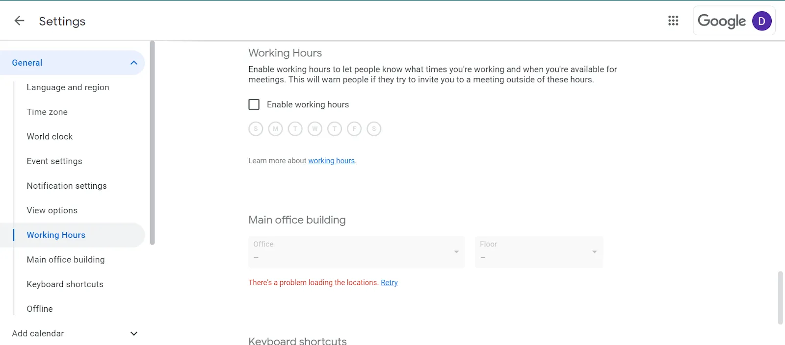 Cómo personalizar Google Calendar: establecer horas de trabajo