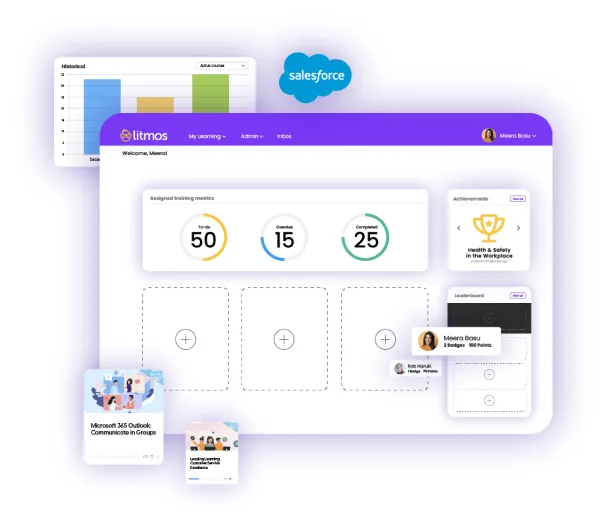 Litmos Dashboard: LMS للشركات الصغيرة