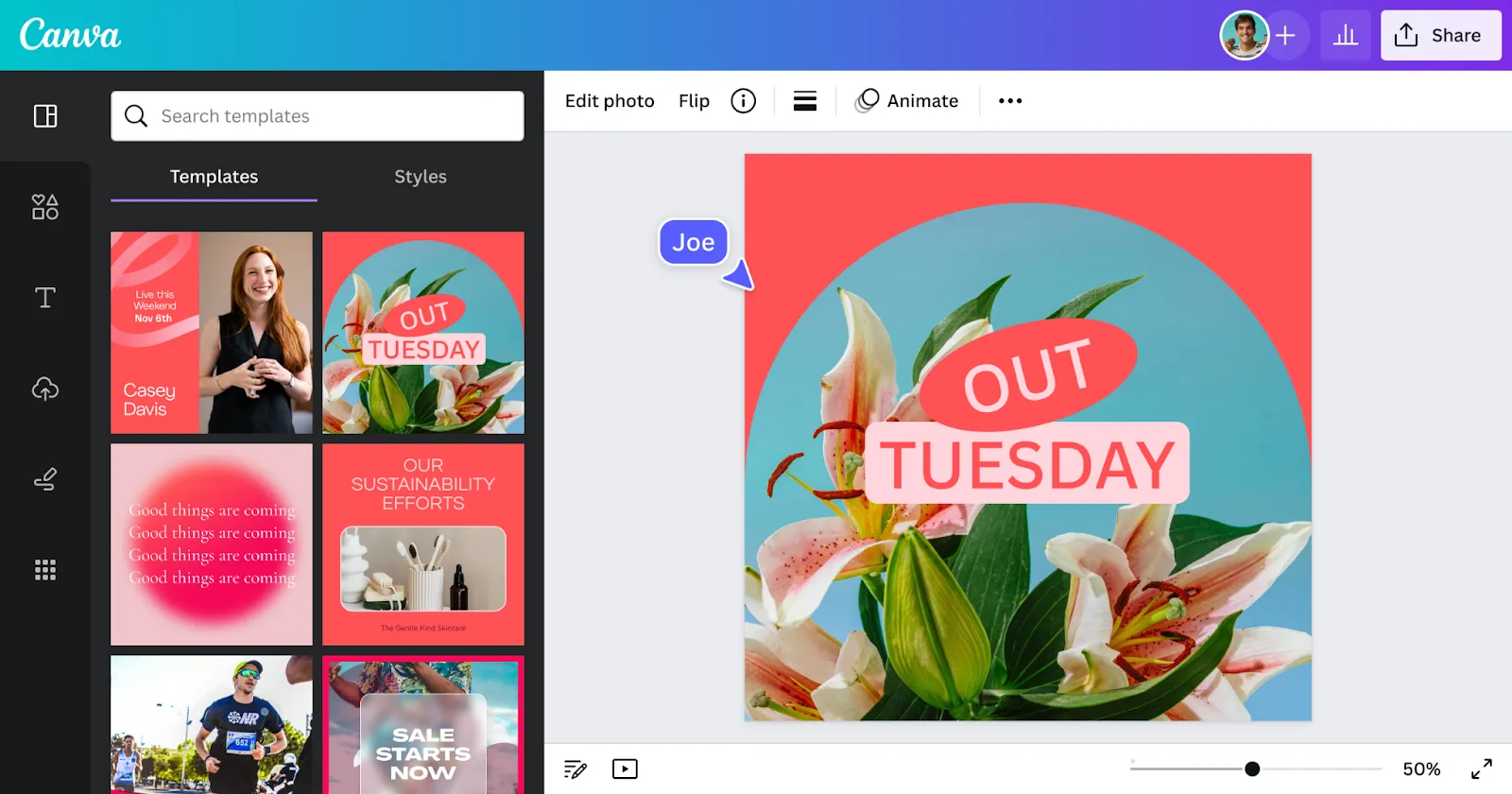 Canva : comment modifier l'orientation de la page dans Canva
