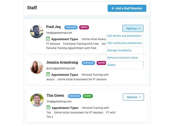 TeamUp: Софтуер за управление на фитнес зали
