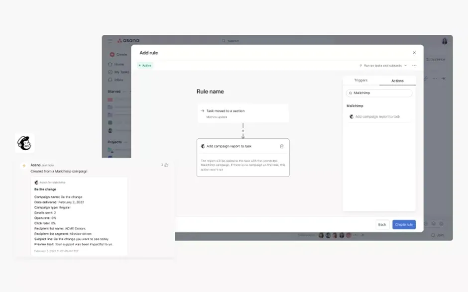قالب تقويم التسويق عبر البريد الإلكتروني من Asana: قالب تقويم المحتوى من Asana