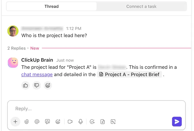 Obtenga todo el contexto en un solo lugar con ClickUp Autopilot Agents.