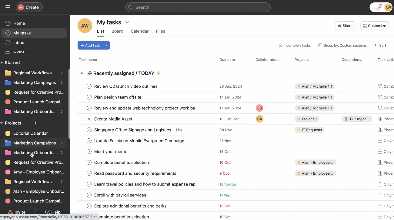 بدائل Asana Confluence