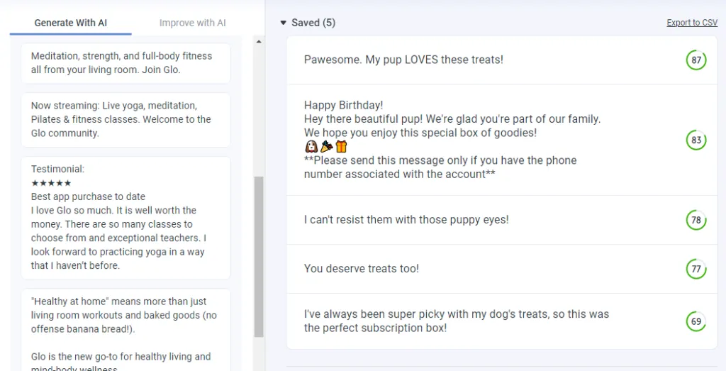 Alternativa a Wordtune: Anyword, la mejor para crear contenido atractivo para redes sociales.