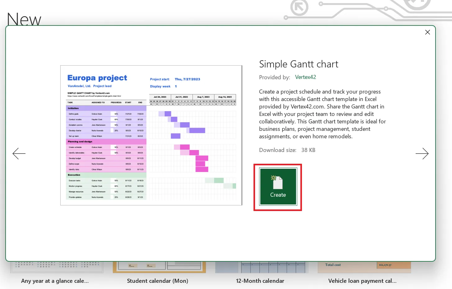 作成：Excelで建設スケジュールを作成する方法