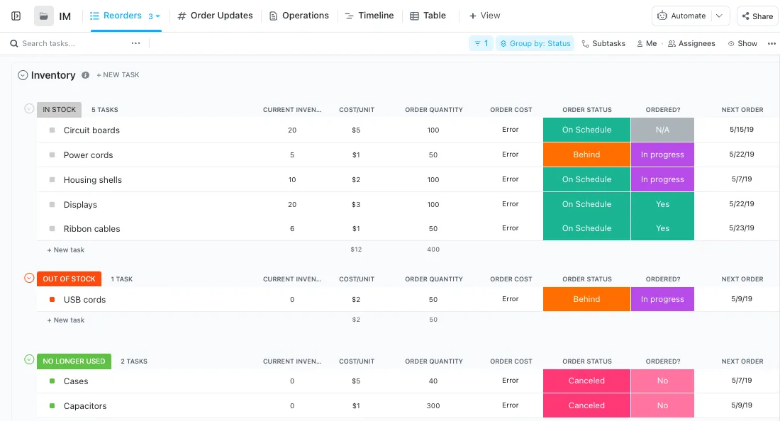 Die Plattform für Projektmanagement von ClickUp