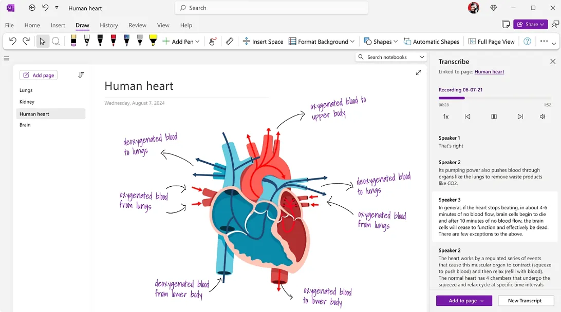 Přepis hlasu: Apple Notes vs. OneNote