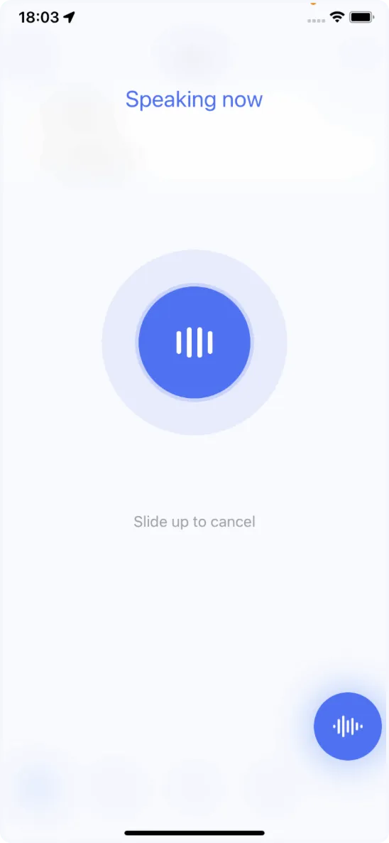 Recurso de criação de tarefas por ativação de voz do TickTick