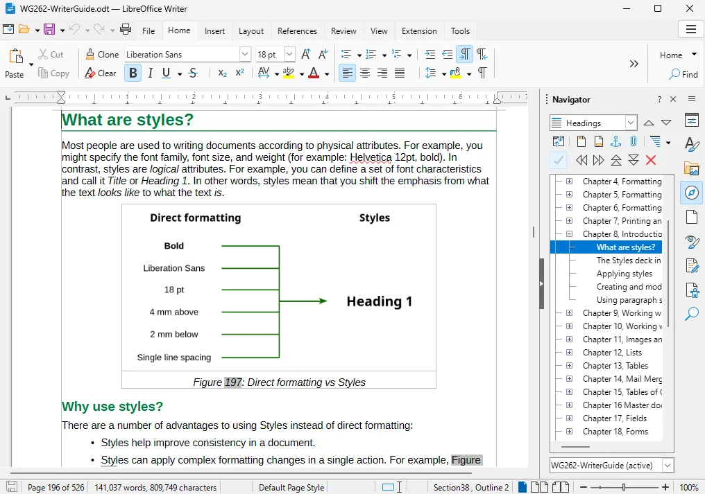 Upravujte soubory .docx offline pomocí aplikace LibreOffice Writer