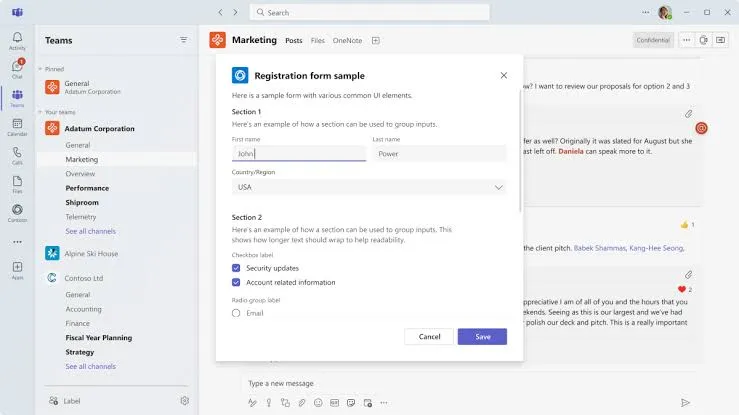 Microsoft Teams: بديل GroupMe