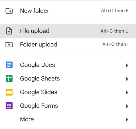 Filuppladdning: Hur man lägger till ljud i Google Slides