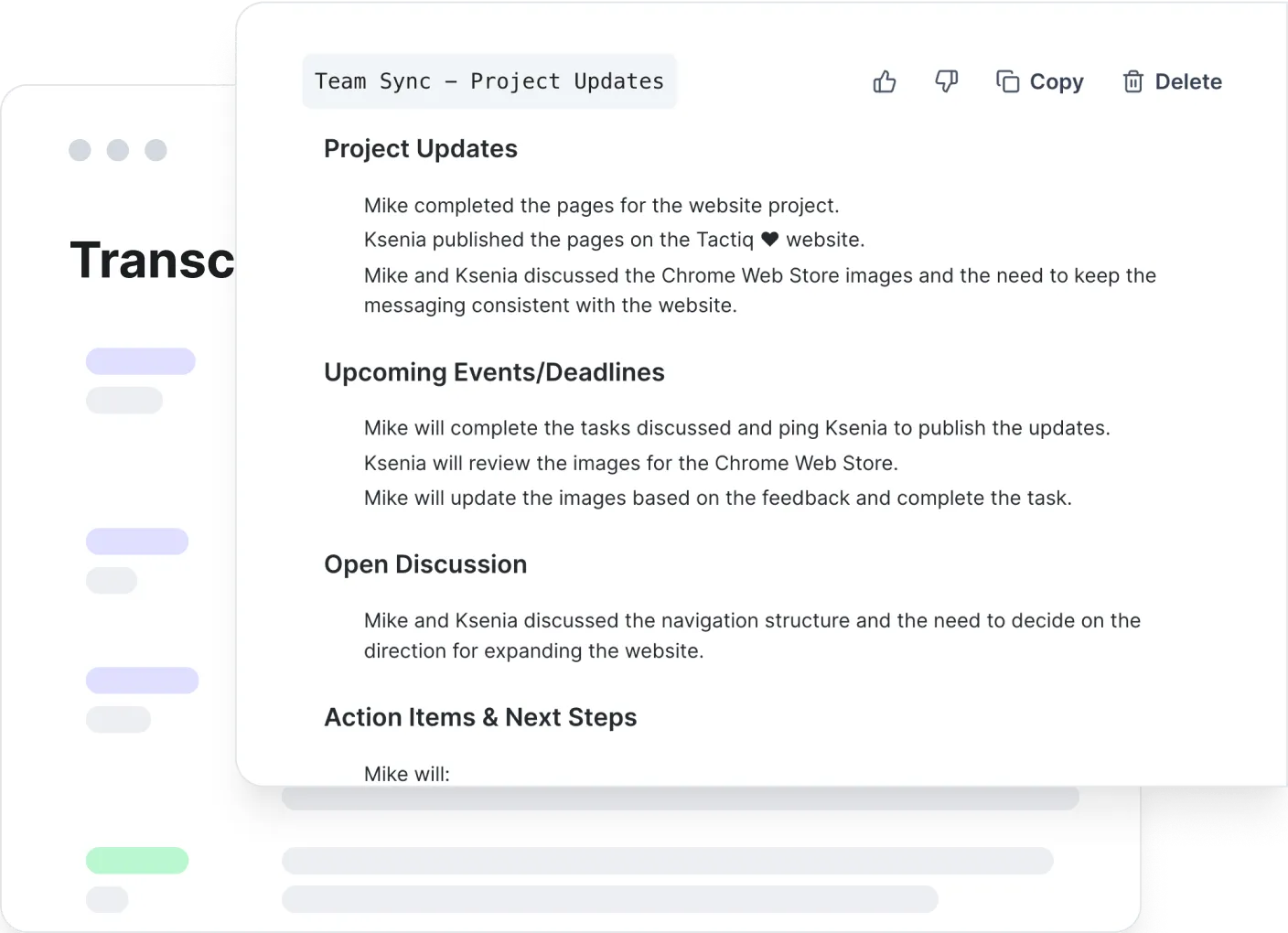 Tactiq: circleback ai의 대안
