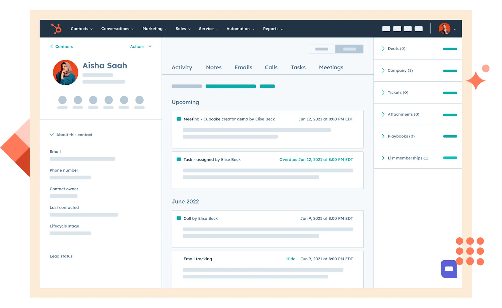 HubSpot CRM para empresas de servicios