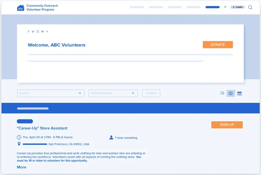VolunteerHub: Plattform zur einfachen Verwaltung von Freiwilligeneinsätzen, Kommunikation und Koordination von Ereignissen