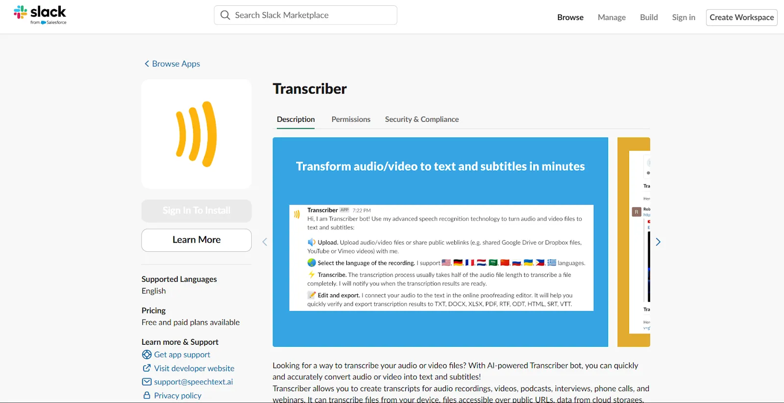 Mac版Slack Transcriberアプリでデータ文字起こしを実現