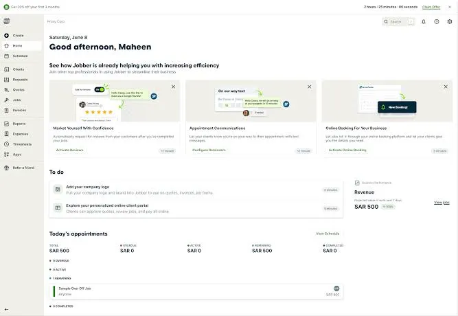 Jobber: software de programación de obras