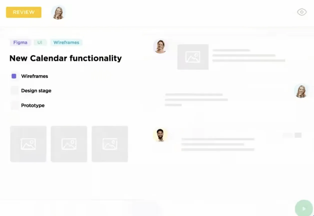 ClickUp Проследяване на времето за проекти
