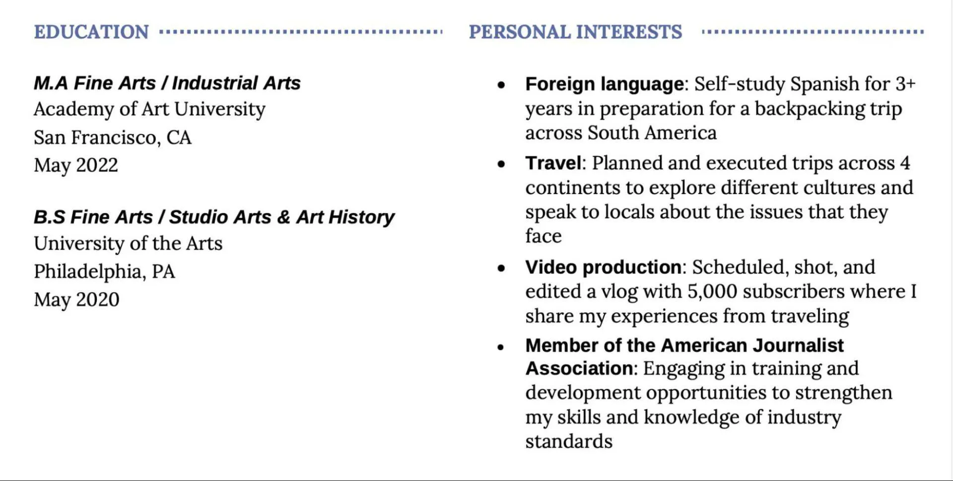 Resume Genius