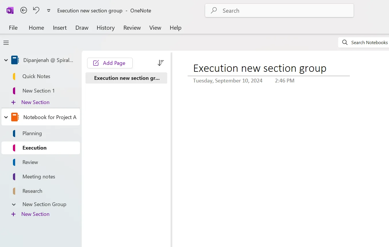 Jak organizovat OneNote – skupiny sekcí