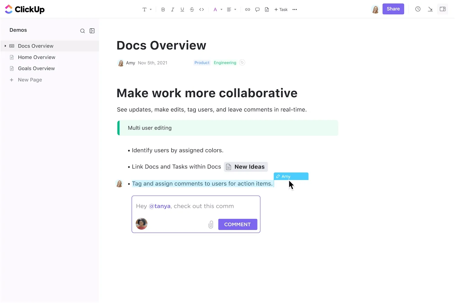 ClickUp Docs: Performance-Marketing