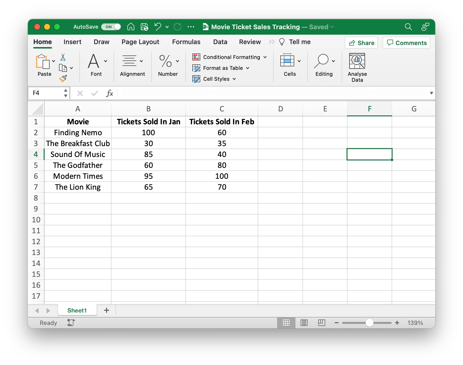 Bảng tính trong Excel
