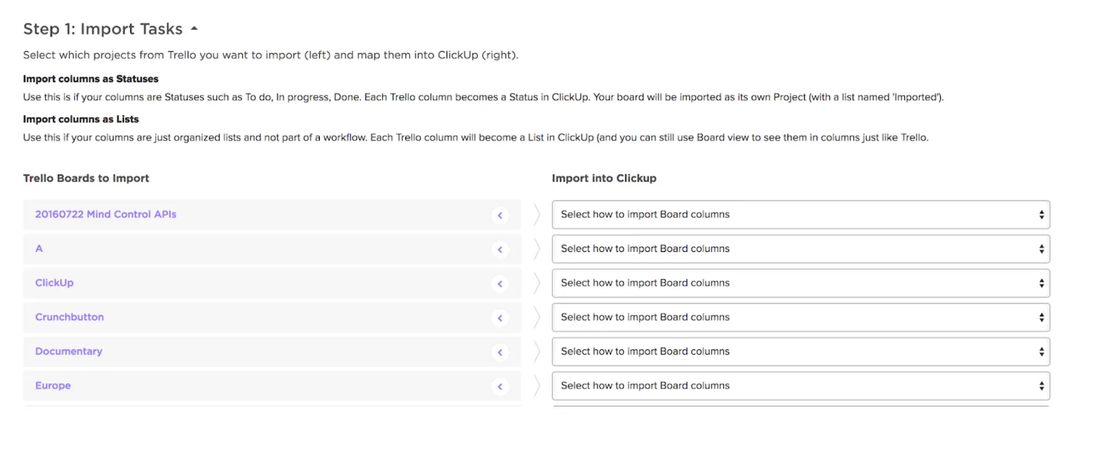 Jak importovat Trello do ClickUp pro hladkou migraci projektů