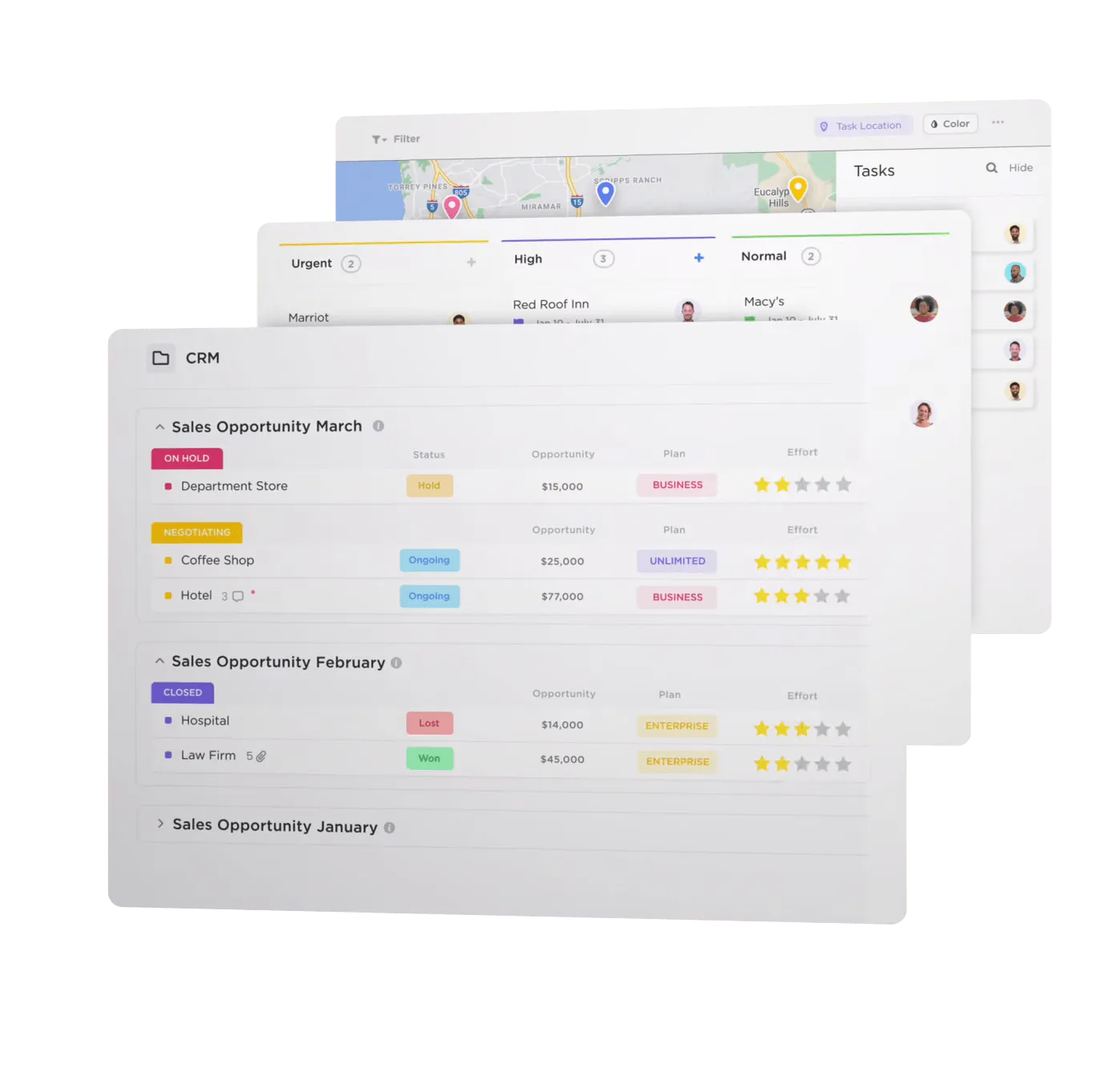 ClickUp CRM: náklady na získání zákazníka
