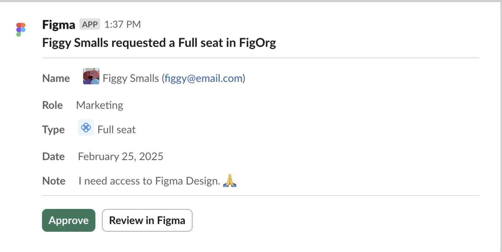 Figma Slack-integratie